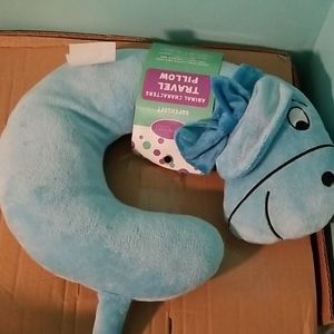Nwt ! Supersoft animal characters travel pillow